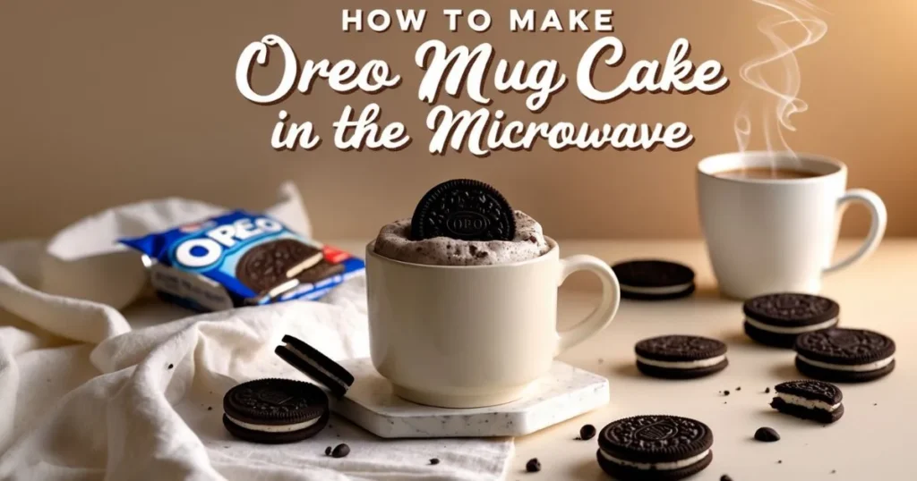 oreo mug cake