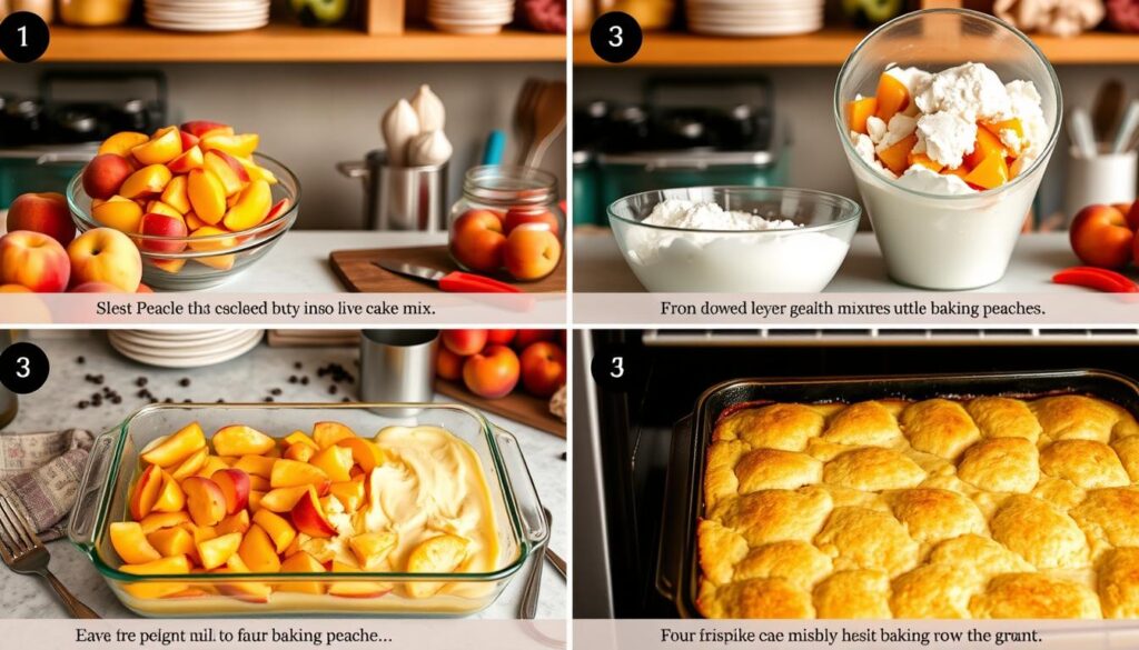 peach cobbler with cake mix